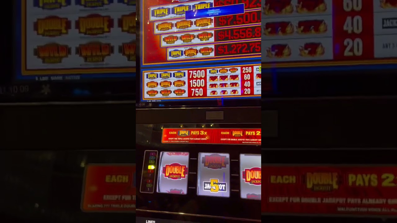 wonderland slot progressivejackpot hit at hardrockcasino on Blazing 777 casino gambling doubledoubledouble