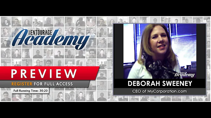 Secret Academy - Deborah Sweeney of MyCorporation....