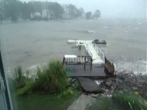 Floating Dock Sections During Crashing Storm Waves | EZ Dock