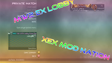 XeX Mod Nation - MW2 XP Lobby