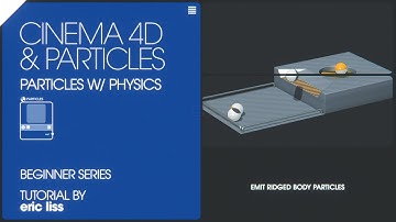 Emit Rigid Body Dynamic Particle Objects: Cinema 4D 2024 Particles