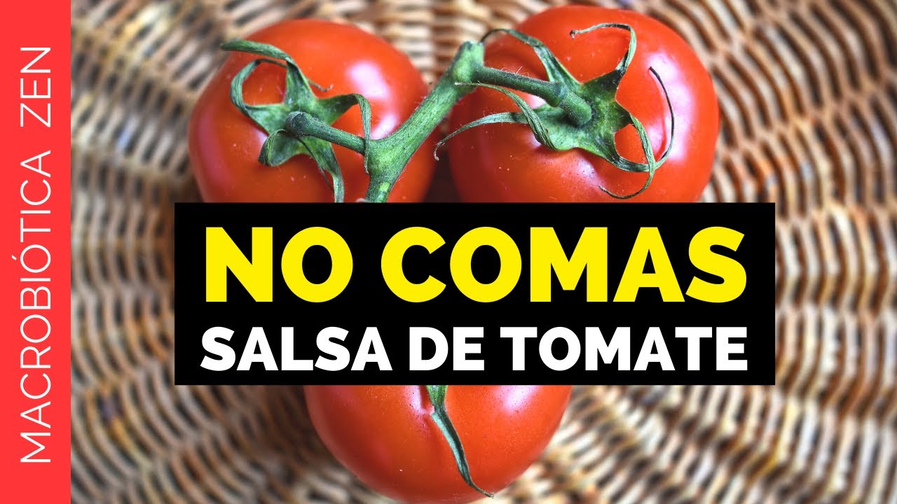 ¡No Comas Tomate!💥Prueba RECETA Macrobiótica de TOMATO