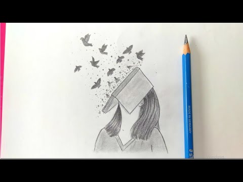 رسم سمكة بقلم الرصاص - YouTube