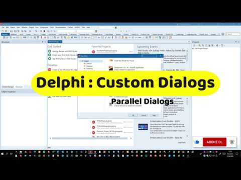 Delphi - Custom Message Dialogs