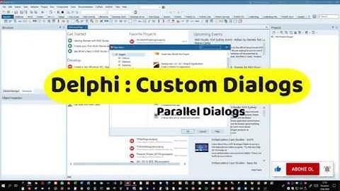 Delphi - Custom Message Dialogs