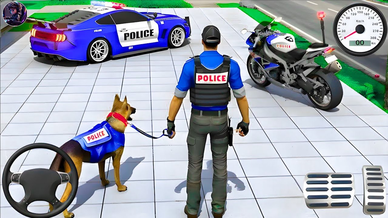 🚓 Police Car Chase Simulator 3D – Real City Cop Pursuit Gameplay (Android)