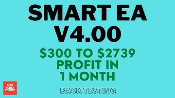 Smart EA V4 00 Forex MT4 Robot Back Testing