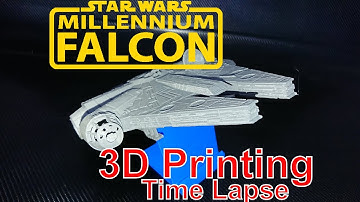 Millennium Falcon 3D Printing Timelapse