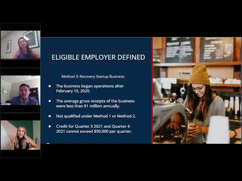 WEBINAR: Employee Retention Credit ERC for Salons  Explained and Does Your Business Qualify