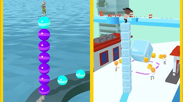 Stack Rider Vs Cube Surfer: All Levels Gameplay - New Update Android, iOS #5