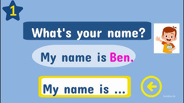 10 Common English Questions for kids| With examples| About myself