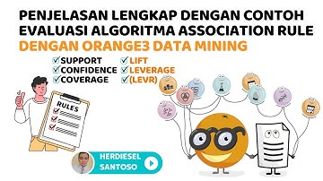 Evaluasi Algoritma Apriori Association Rule Dengan Orange3 Data Mining