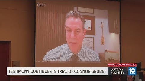Connor Grubb Trial: Forensic expert Geoffrey Desmoulin testifies | Full Testimony