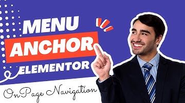 How To Make OnPage Anchor Navigation Links With Elementor