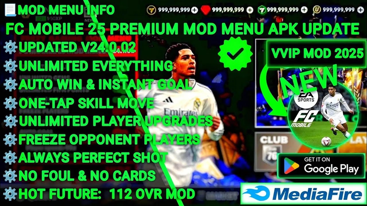 Fc Mobile Mod Apk 24.0.02 | Fc Mobile Mod Menu Money & Fc Points | Fc ...