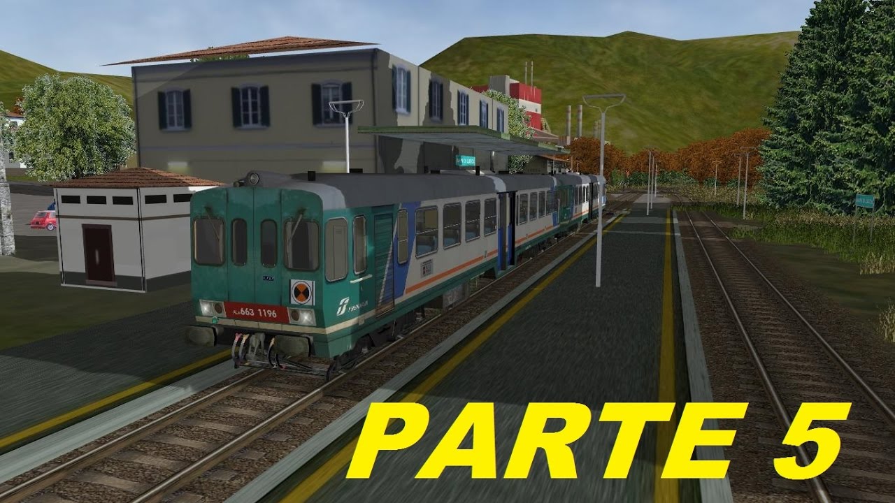 Lucca-Piazza al Serchio (Parte 5 di 5) ALn663 - Open Rails