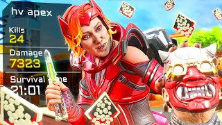 7300 DAMAGE and 24 KILLS MY  MOST INTENSE GAME in Season 17 Apex Legends Gameplay