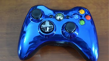 Chrome Series Xbox 360 Controller: Blue