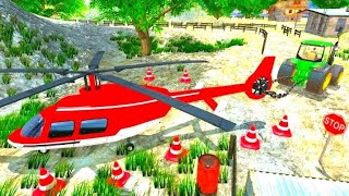 Rural Tractor Pulling Cargo Driving 3D - Tractor Farming Simulator Games. screenshot 2