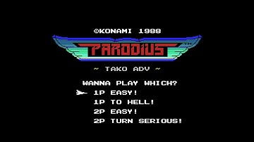 Parodius～The Octopus Save The Earth · パロディウス ～タコは地球を救う～. MSX/SCC. Konami 1988. Full Playthrough