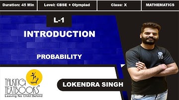 L-1 Introduction | Chapter 9 Probability Class 10 | Lokendra Singh | TTB
