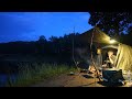 【焚火会キャンプ】最高すぎる夏の北海道…焚火が一番美しく見えるブルーモーメントとじゅんダビ氏と長尺【即興コント】