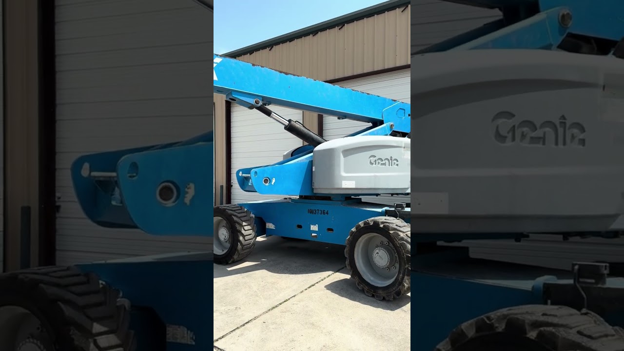2014 Genie S-80X 4WD Diesel Telescopic 80' Boom Lift Man Aerial Platform- 5350hr 20412