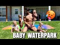WE TURNED OUR BACKYARD INTO A TRIPLET BABY WATERPARK FOR 24 HOURS