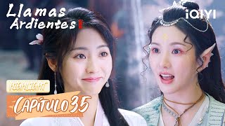 Belle le dice a Bai Cai que le gusta Wu Geng | Llamas Ardientes Capítulo35 | iQIYI Spanish