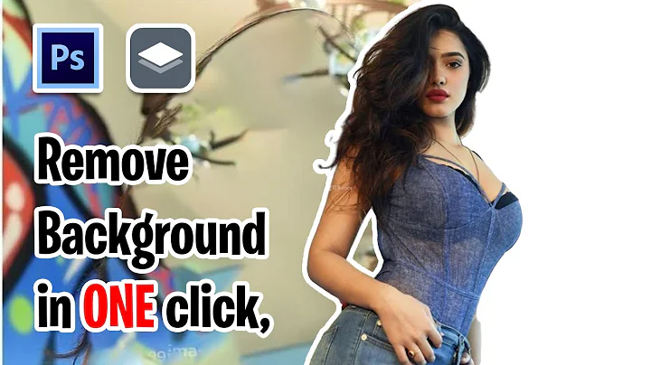 Remove Backgrounds in ONE click (Photoshop CC 2020 Tutorial) FREE PLUGIN