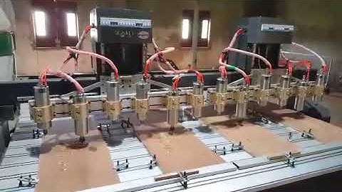 Máy cnc 12 đầu đục gỗ, chạm khắc tranh (liên hệ: 0965914101)