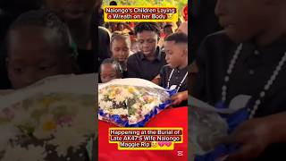 Happening Now at the Burial of Late AK47'S Wife Nalongo Maggie. Rip😢💔