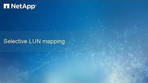 Selective LUN mapping