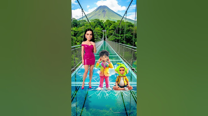 Caminando Por el Puente de Cristal⋆✴︎˚｡⋆ Larín, Ronaldo Jr. y Georgina.
