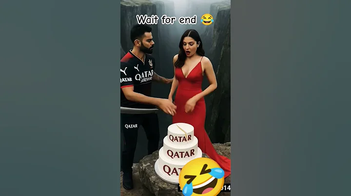 Virat kholi And Anushka Sharma cake cutting on dangerous deadly place #shorts #viratkohli #ai