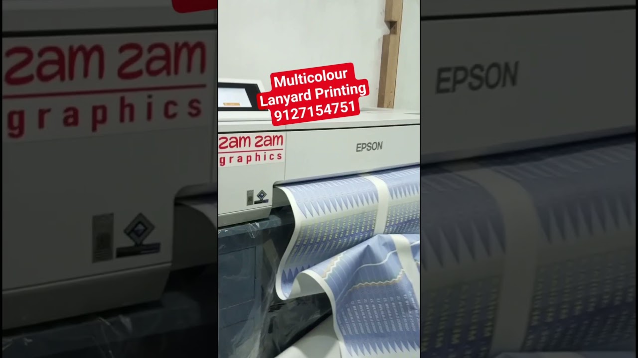 Multicolour Lanyard Printing 