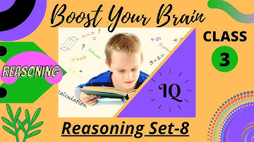 The Best Brain Boosting set for kids | Reasoning Set 8 class 3 | Olympiad preparation for class 3