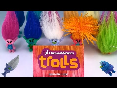 Dreamworks Trolls Toys Series 1 Blind Bags Help With Names Fun Toy Playing For Kids