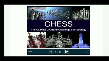 Oral presentation on Chess game