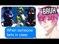 FNAF memes that make fnaf not creepy