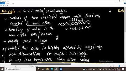 Network Basics | Lecture-14 | Twisted Pair Cable | By Devendra Sir | IICS COLLEGE |
