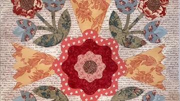 The Jane Austen 250th Anniversary Quilt BOM, Chawton Block, Ep 1