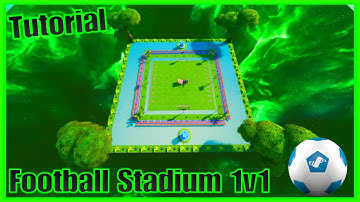 Football Stadium 1v1 Map Tutorial⚽ *EASY* With Code - Fortnite Creative - #FleaTop5 #Chapps