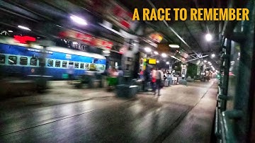Indian railway parallel action | malda alco vs kanpur wap4 | a race to remember