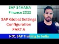 Global Settings Configurations in SAP- Global Settings Configuration T Codes in SAP- SAP Training