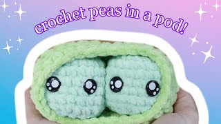 Crochet Pea Pod Amigurumi Tutorial - no sew and beginner friendly! screenshot 5