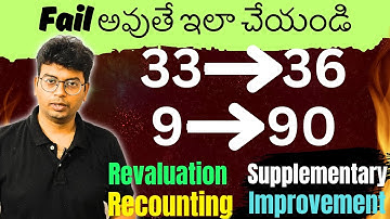 Inter fail అయితే ఇలా చేయండి|revaluation recorrection result|how many marks will be added revaluation