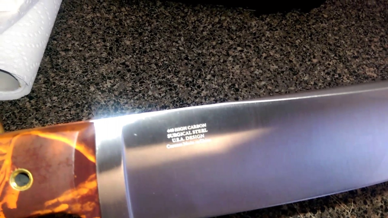 Elk Ridge stainless steel high carbon 👍💪 YouTube
