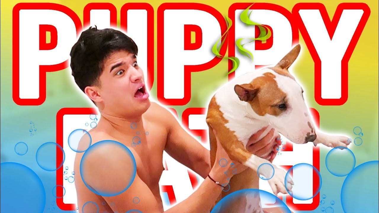 She Made Us Take A Bath! *he hates it*