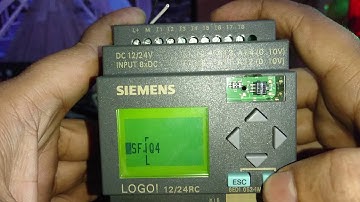programming a daily timer on LOGO PLC